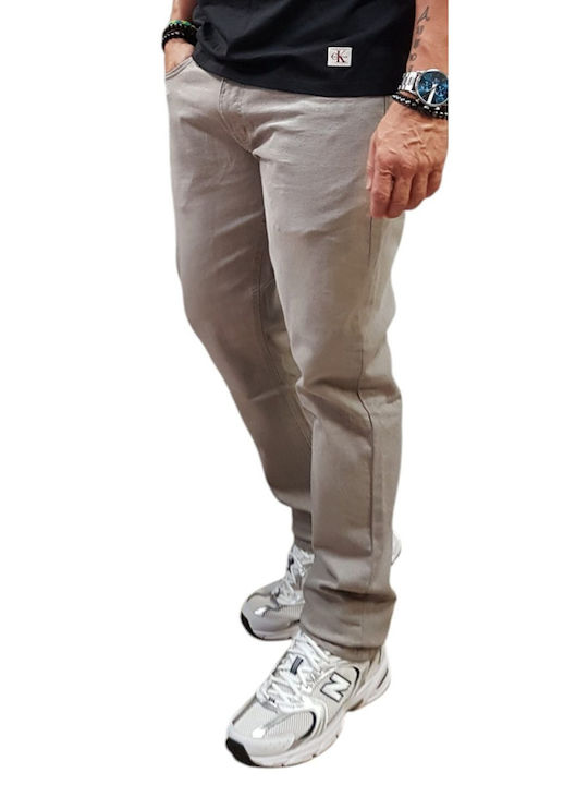 Indicode Men's Regular Fit Jeans Pants Lt Grey