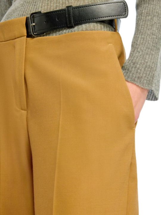 Women's Fabric Trousers Beige