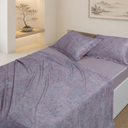 Silk Fashion Bettlaken Super-Doppel 4Stücke 160x200+40cm mit Gummibettlaken Silva Silk Fashion Bettlaken Super-Doppel 4Stücke 160x200+40cm mit Gummibettlaken Silva