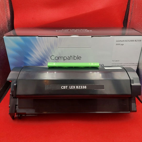 Συμβατό Toner για Laser Εκτυπωτή Lexmark B232000 3000 Σελίδων Μαύρο