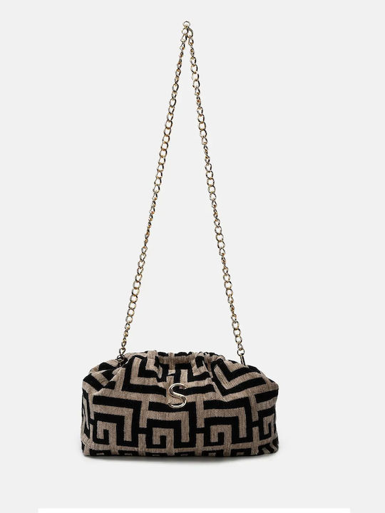 Domna Fabric Women's Shoulder Bag Black