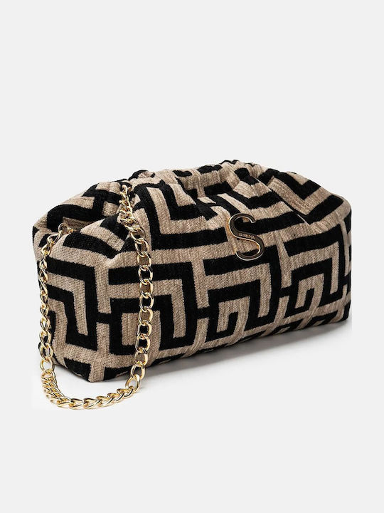 Domna Fabric Women's Shoulder Bag Black
