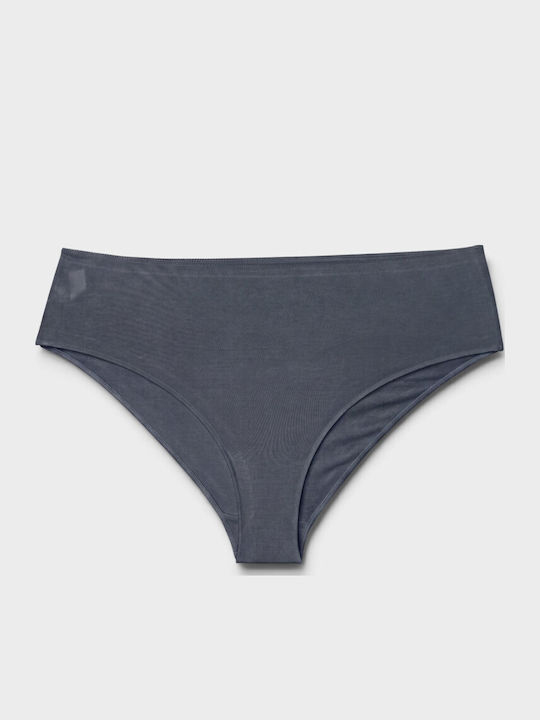 Βαμβακερά Ψηλόμεσα Γυναικεία Slip 3Pack Μαύρο/λευκό