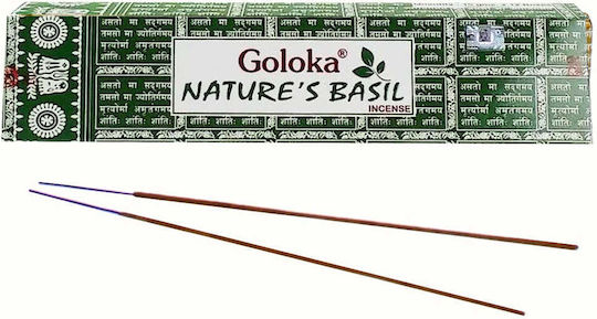 Goloka Αρωματικά Στικ Φυσικός Βασιλικός Βάρος 15 G
