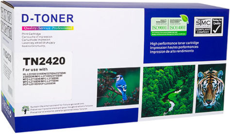 Jetworld Toner Negru Brother TN-2420 Înlocuire TN-2420 Notă Toner O Regiune Diferită De Polonia Verificați Numărul OEM Înainte De Cumpărare