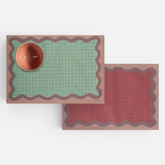 Nef-Nef Homeware Frame Tischsets Stoff Mehrfarbig 48x33cm