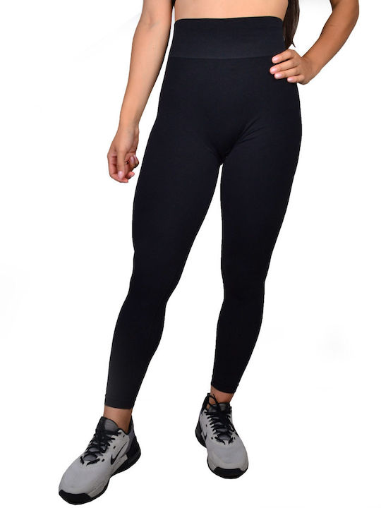 Leggings Pentru Instruire Colanți Femei Strângere Talie Înaltă Și Push Up Negru