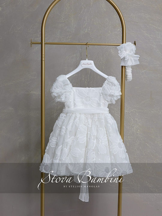 Stova Bambini White Baptism Dress