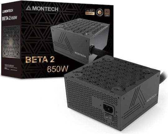 Montech BETA 2 650W Black Power Supply Full Wired