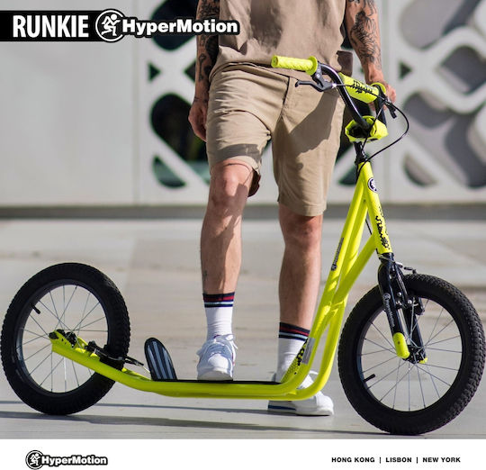 HyperMotion Kinderroller Runkie 2-Rad für 8+ Jahre Gelbes