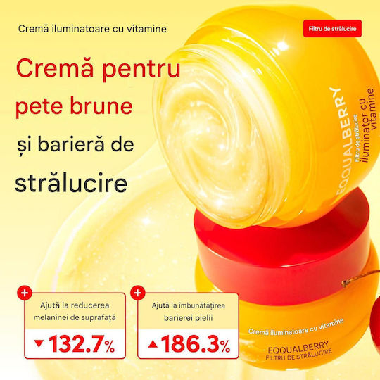 Eqqualberry Vitamin Illuminating Cremă Hidratantă de Față Împotriva Imperfecțiunilor cu Vitamina C și Niacinamidă 50ml