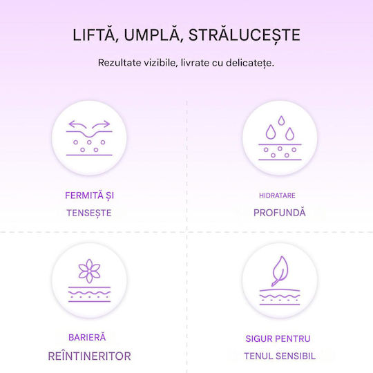 Eqqualberry Plumping Light Cremă de Față pentru Hidratare, Anti-îmbătrânire și Tonifiere cu Retinol și Ceramide 50ml
