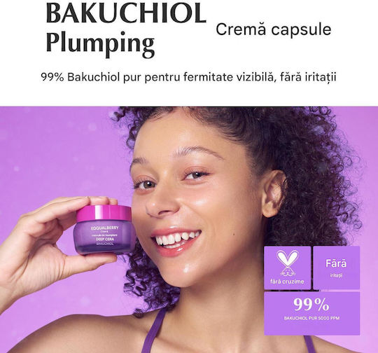 Eqqualberry Plumping Light Cremă de Față pentru Hidratare, Anti-îmbătrânire și Tonifiere cu Retinol și Ceramide 50ml