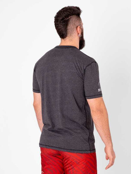Titan Box Wear Men's Short Sleeve Shirt for Boxing Grey