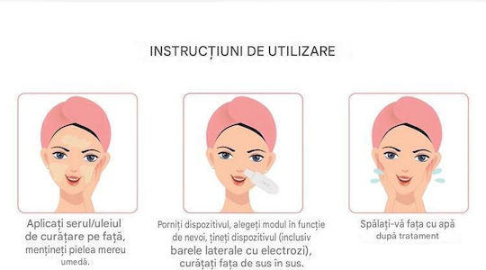 Arvada Skin Pro Spatulă Ultrasonică Profesională Pentru Curățarea Feței Exfoliere Îndepărtarea Punctelor Negre și a Sebumului 3 Moduri Inteligente Reîncărcabilă Usb Pentru Toate Tipurile De Ten Alb