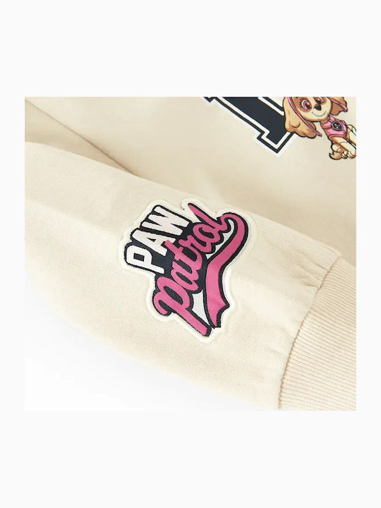 Kinder-Sweatshirt mit Beige Kapuze