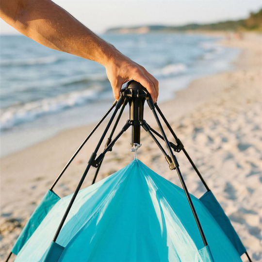 Nils Cort Camping Pop Up Albastru 200x145x115cm