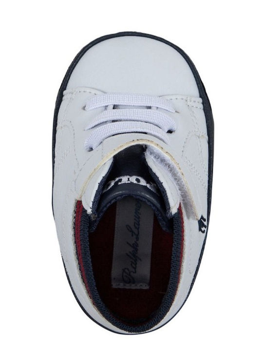 Ralph Lauren Baby Soft-Sole Boots White Polo