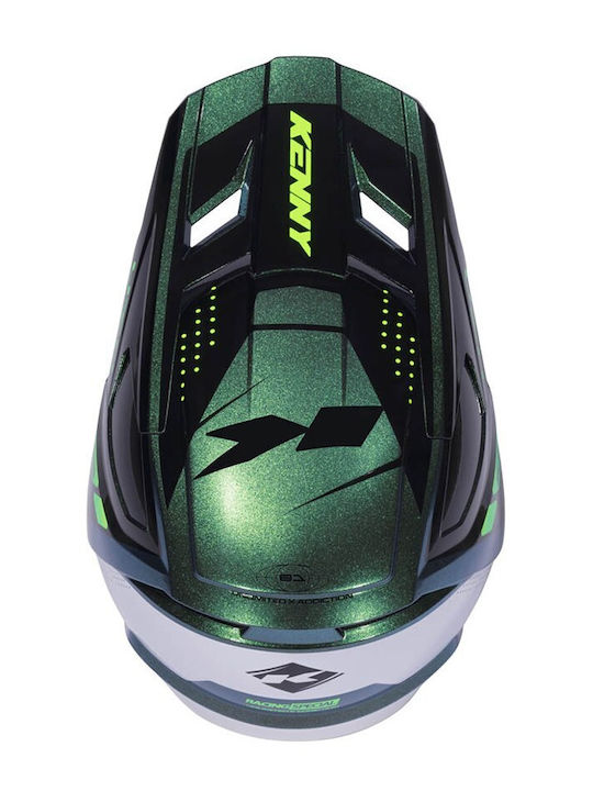 Kenny MX Performance Green Diamond Каска за мотор Motocross ECE 22.06 1259gr