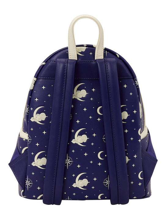 Loungefly Disney Nightmare Before Christmas Jack Skellington & Sally Night Sky School Bag Backpack Kindergarten Beige