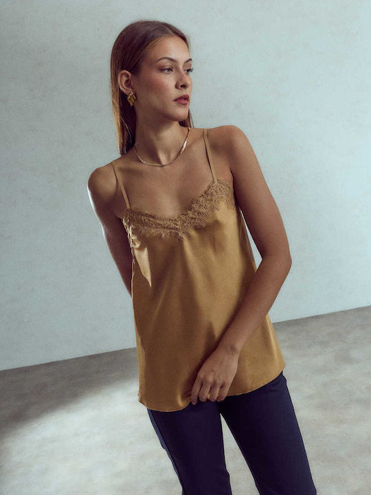 Celestino Lingerie Detalii Cu Dantelă Cămilă