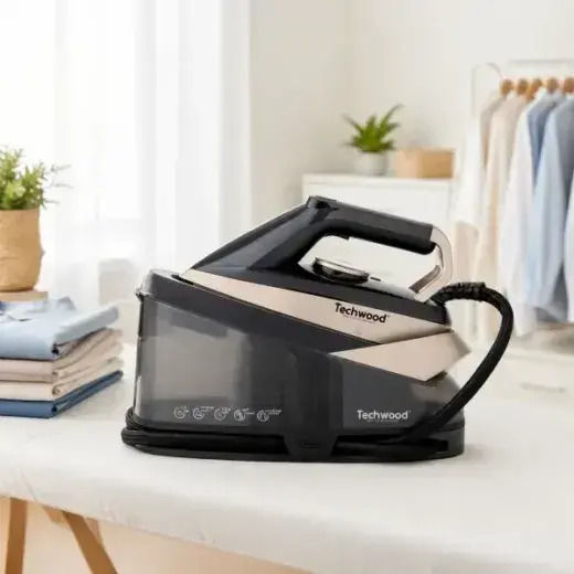 Techwood Sistem de Călcat cu Presiune 5.5bar cu Rezervor 1.6lt