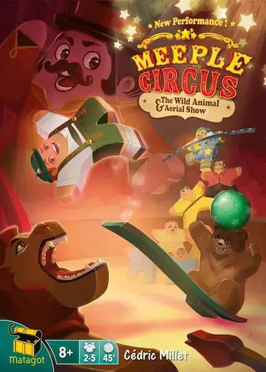 Επέκταση Παιχνιδιού Meeple Circus The Wild Animal & Aerial Show για 2-5 Παίκτες 8+ Ετών (EN) Matagot