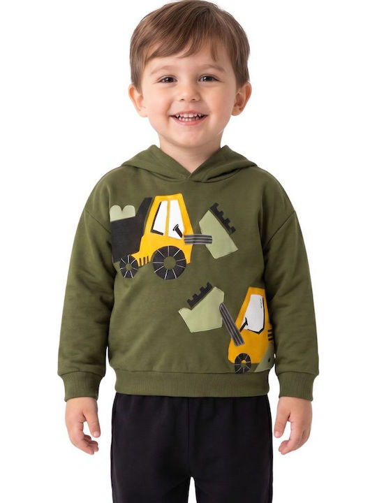 Kids Tracksuits With Khaki Top