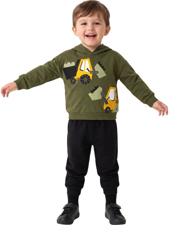 Kids Tracksuits With Khaki Top