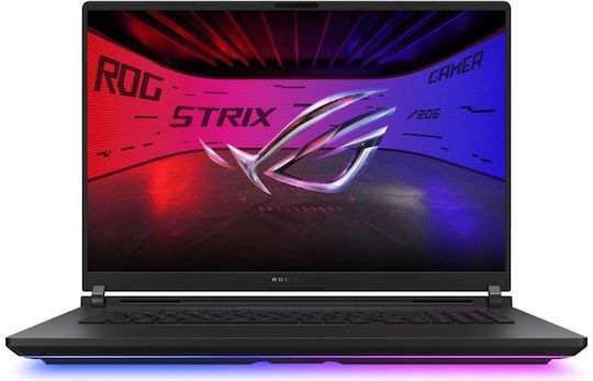 Asus ROG Strix Scar 18 G835LXG-U9644X 18" UHD 240Hz (Ultra 9-290HX/32GB/2TB SSD + 2TB SSD/GeForce RTX 5090/W11 Pro) Off Black (US Keyboard)