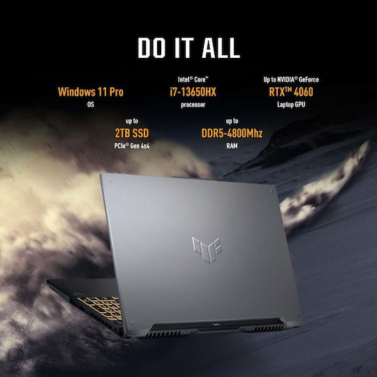 Asus TUF Gaming F16 FX607VJR-TU295 16" IPS FHD+ 144Hz (Core 5-205H/16GB/512GB SSD/GeForce RTX 3050/No OS) Mecha Gray (US Keyboard)