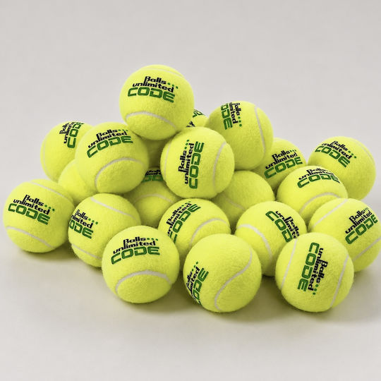 Topspin Unlimited Code Green Μπαλάκια Τένις για Προπόνηση 60τμχ