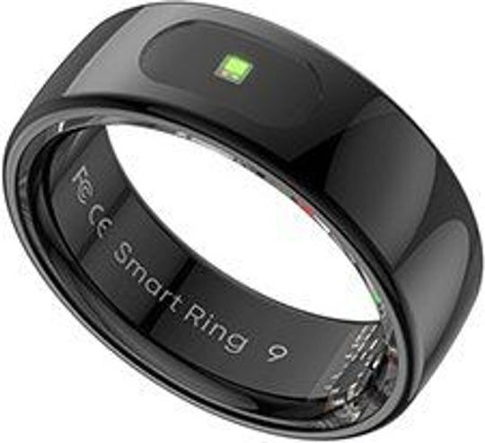Powerton WPSR08 Inel inteligent Dimensiune 8 cu Pedometru Negru