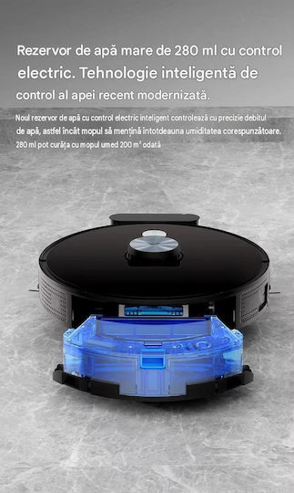 SmartClean A8S Aspirator Robot cu Cartografiere Laser și Putere de Aspirație 4500Pa Albă