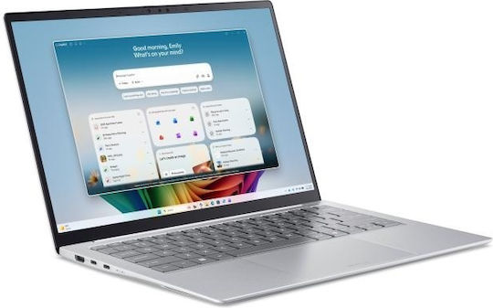 Acer Swift Edge 14 Ai 14" OLED 120Hz (Ultra 7-355/16GB/512GB SSD/W11 Home) Калцитно бяло (US Keyboard)