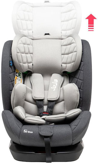 Juju Total 360 I-Size Kindersitz Auto mit ISOfix Graues
