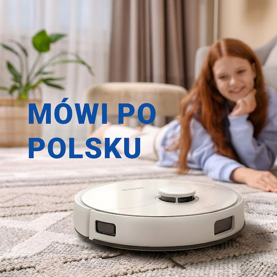 Tesla Robostar IQ900 Ultra Robot Vacuum Cleaner with Laser Mapping & 10000Pa Suction White