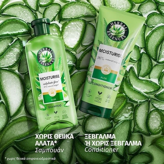 Herbal Essences Aloe Shampoo Für Trockenes Haar Hydratation 350ml