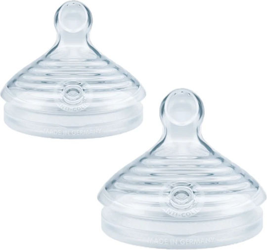 Nuk For Nature Silicone Baby Bottle Teats Small Flow for 0+ months 2pcs
