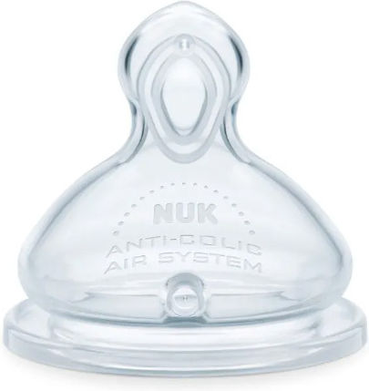 Nuk First Choice Биберони от Силикон за 3+ месеца 2бр