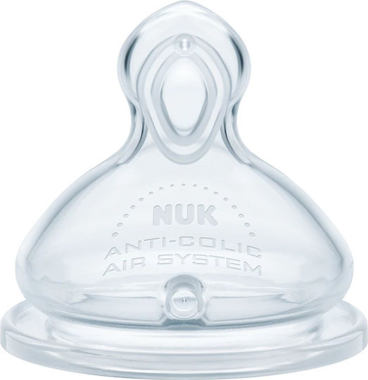Nuk First Choice Биберони от Силикон за 6+ месеца 2бр