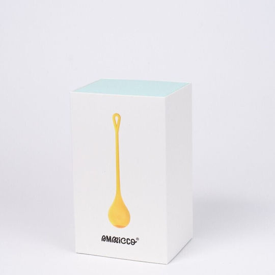Ammicco Mini Δονητής με Απομακρυσμένο Έλεγχο Κίτρινος
