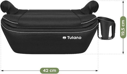 Tulano Cabby 30 Scaun de Mașină pentru Copii Booster i-Size cu Isofix Negru 15-36 kg
