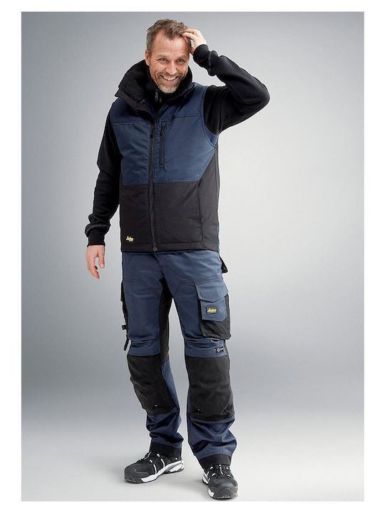 Snickers Workwear Allroundwork Stretch Loose Arbeitshosen Marineblau