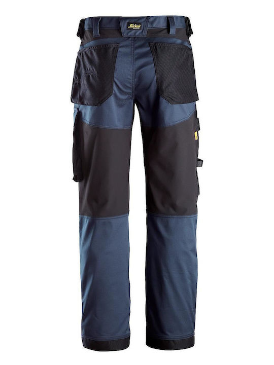 Snickers Workwear Allroundwork Stretch Loose Arbeitshosen Marineblau