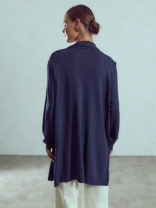 Celestino Strickjacke für Damen mit Taschen in Dunkelblau