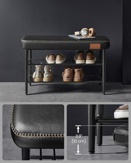Mobilier Hol cu Suport pentru Pantofi și Bancă 80x30x50εκ.