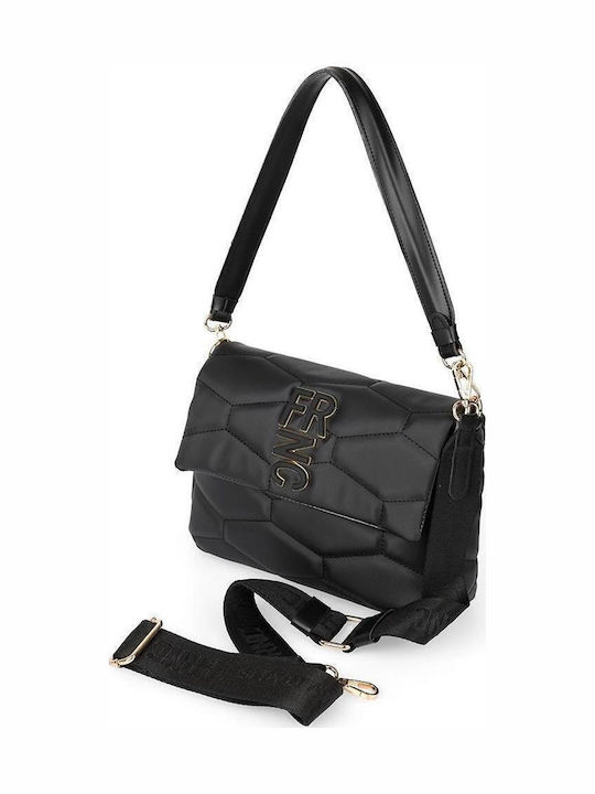 Stoff Damen Handtasche Crossbody Schwarz