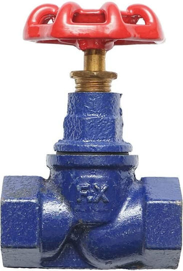 Cast Iron 1/2" Ff Passage Valve Internal Thread Sanitary Installations
