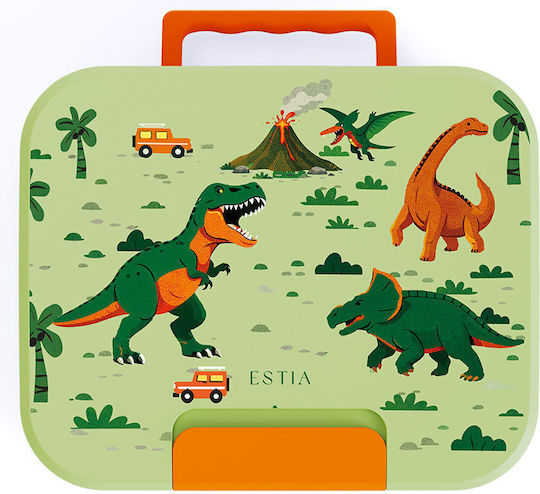 Estia Save The Aegean Plastic Kids' Dinner Set Dinosaurs 1.04lt Dino Explorer